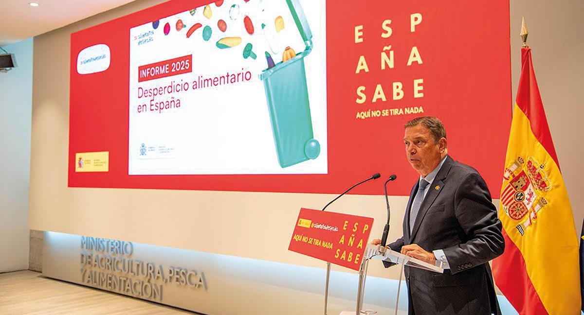 España reduce el desperdicio alimentario un 20% en cinco años