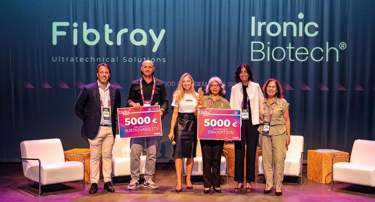 Las startups Fibtray e Ironic Biotech, ganadoras de los ftalks Startups Awards 2026
