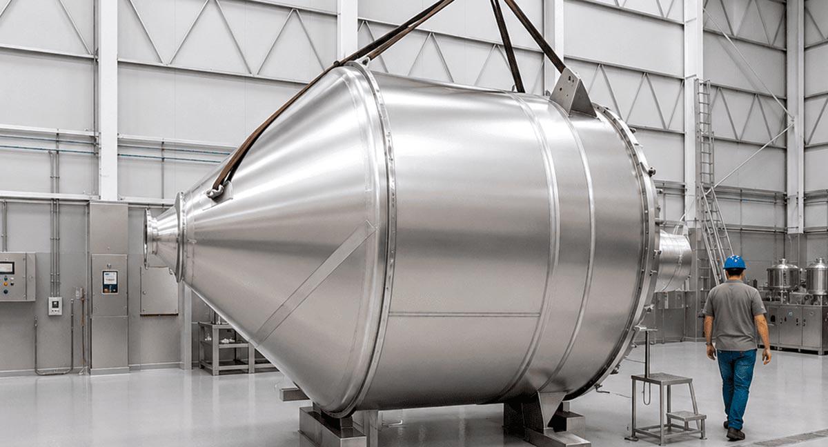 El MVH de Lleal proporciona una mezcla eficiente y uniforme de sólidos, granulados y polvos