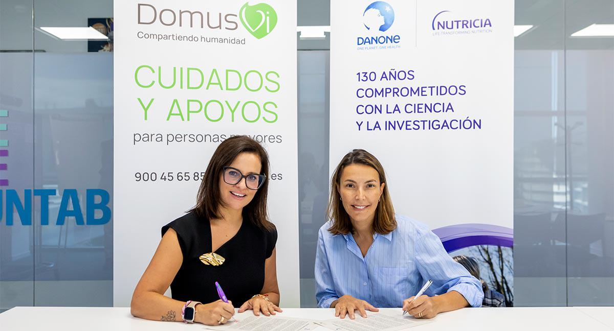 Danone y DomusVi se alían para reforzar la nutrición en residencias