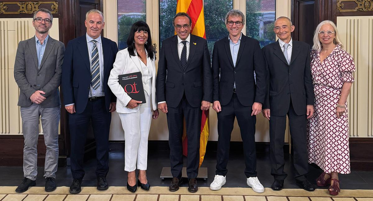 Josep Rull reconoce el valor de la prensa profesional de Coneqtia