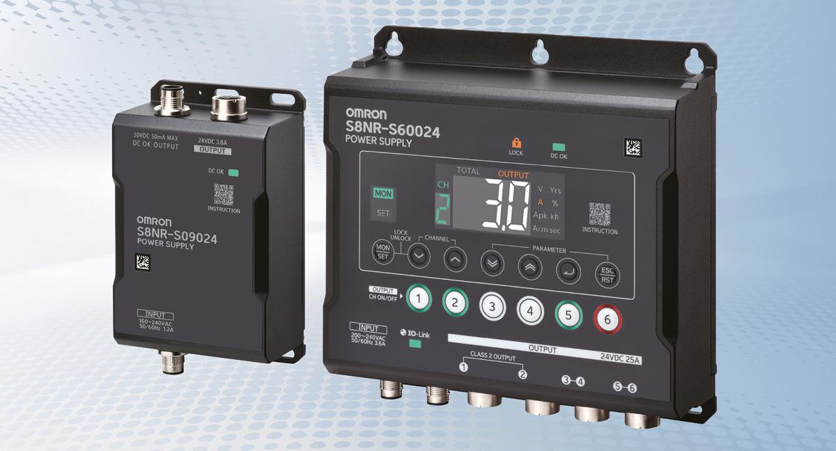 Omron presenta la fuente de alimentación IP67 S8NR