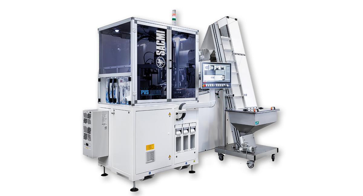 Sistema de inspección PVS Robot de Sacmi