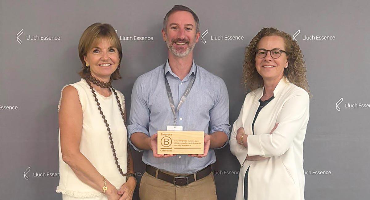 Lluch Essence obtiene a certificación Bcorp