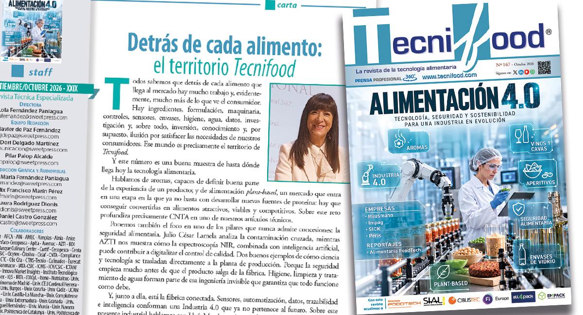 Editorial octubre: Detrás de cada alimento: El territorio Tecnifood