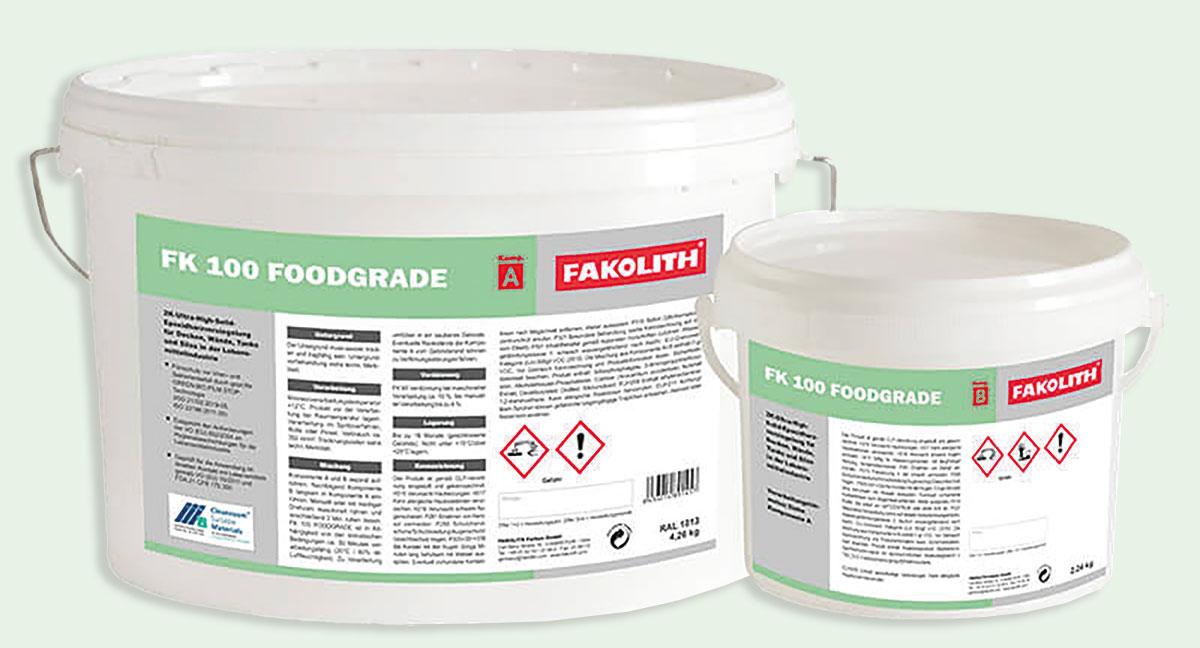 Fakolith presenta los nuevos recubrimientos FK-100 FoodGrade y Disperlith Elastic