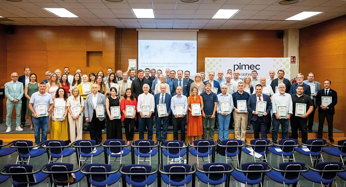 Hausmann, premiada por su compromiso y trabajo por la organización empresarial Pimec