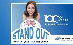 Stand Out, la nueva campaña corporativa de Faravelli para celebrar sus 100 años