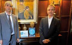 Carlos Méndez, presidente de AER, y Pere Relats, presidente de amec