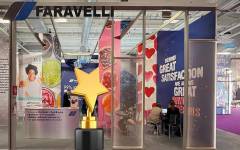 Fi Europe 2025 también reconoce la sostenibilidad del stand de Faravelli