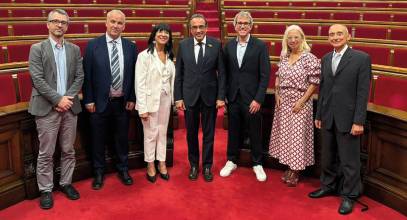 Josep Rull reconoce el valor de la prensa profesional de Coneqtia