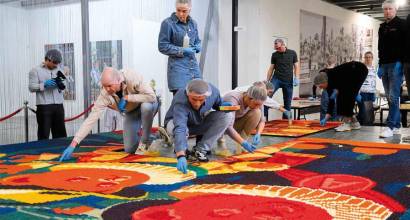 Un cuadro de jellies gigante otorga a Tanis el récord Guinness mundial