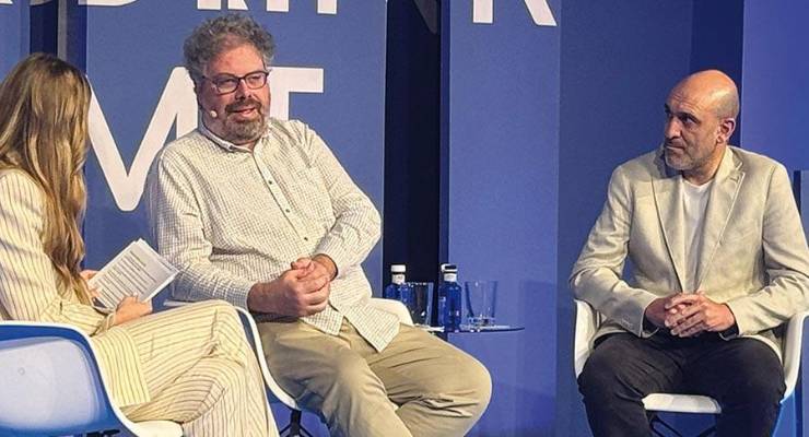 El escritor Sergio del Molino y el chef Luis Alberto Lera