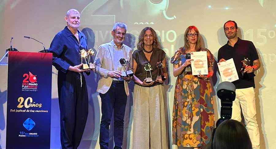 InLac consigue seis premios por su compromiso social en el Publifestival 2026
