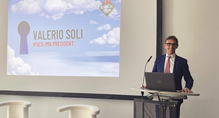 Valerio Soli, presidente de Ipack-Ima