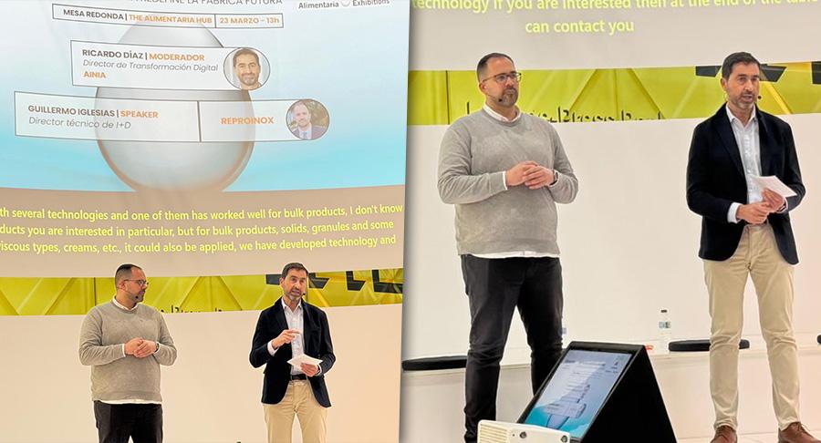 The Alimentaria Hub acoge numerosas conferencias durante toda la feria. En la imagen, participación del centro tecnológico Ania