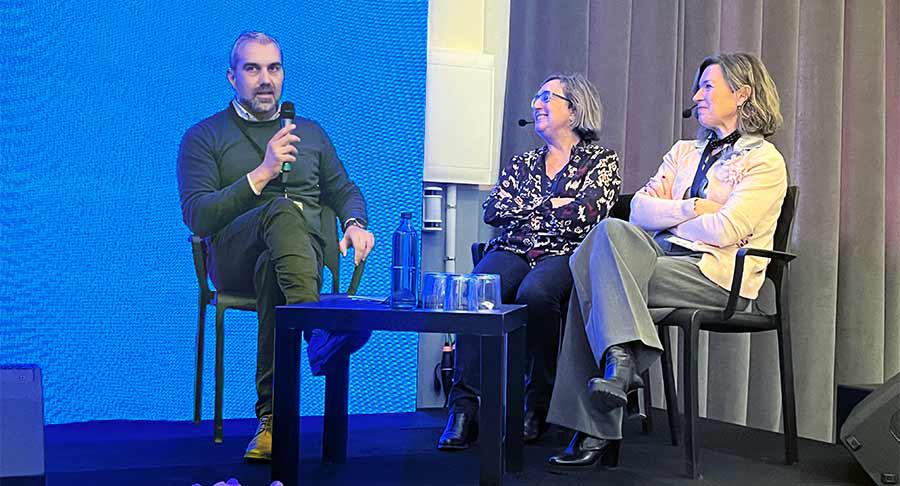 Albert Garcia, Blanca González y Montse Castillo