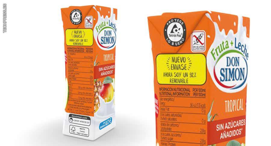 García Carrión elige el envase de cartón con barrera de papel de Tetra Pak para sus zumos