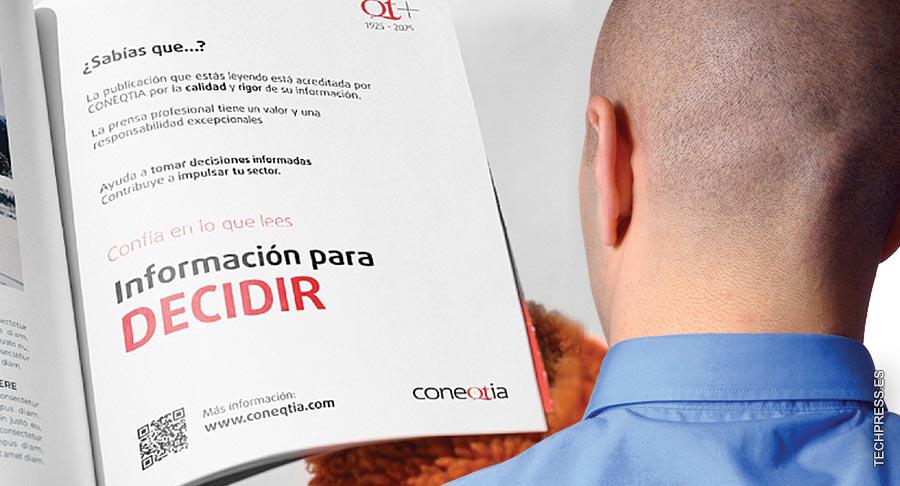 Coneqtia promueve la campaña ‘Información para Decidir’ de apoyo a la prensa profesional