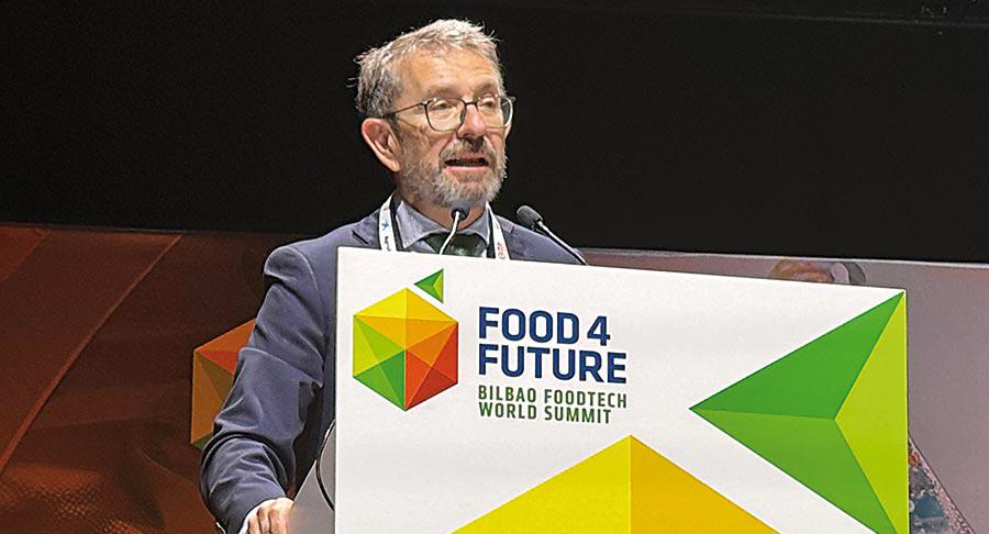 Javier Dueñas, presidente de F4F-Expo FoodTech 2026 y CEO de Campofrío, durante la inauguración