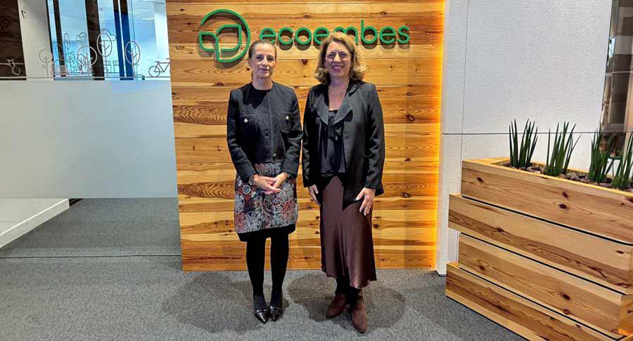 Rosa Trigo, consejera delegada de Ecoembes y Alicia García-Franco, directora general de FER